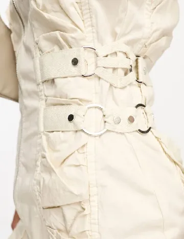 Rochie scurta COLLUSION, crem Crem
