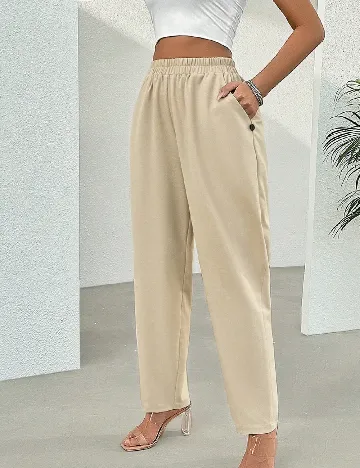 Pantaloni SHEIN, crem Crem