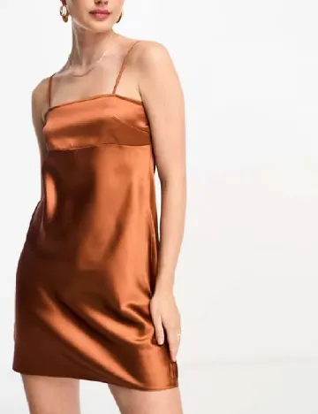 Rochie scurta Miss Selfridge, maro Maro