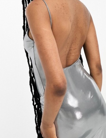 Rochie lunga Bershka, gri