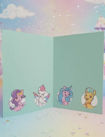 Felicitare 3D W&O Products, mix culori