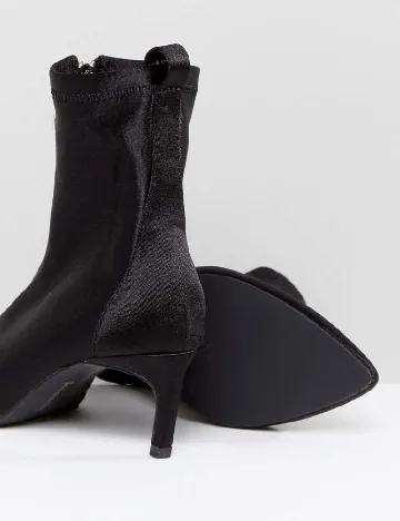 Botine Stradivarius, negru Negru