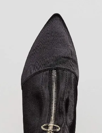 Botine Stradivarius, negru Negru