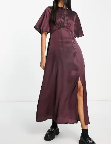 Rochie medie Influence, pruna Mov