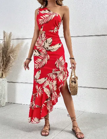 Rochie lunga SHEIN, rosu Rosu