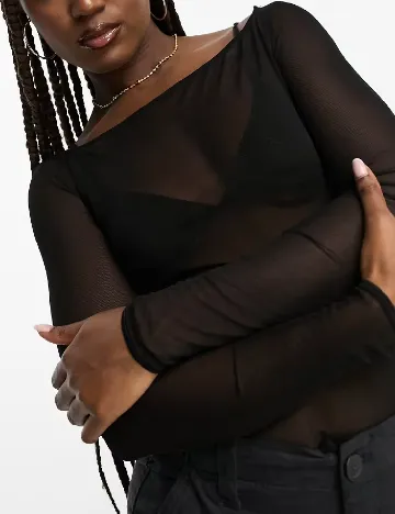 Body Pull&Bear, negru Negru