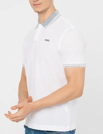 Tricou BOSS, alb Alb
