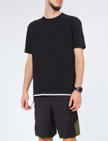 Pantaloni scurti Bolongaro Trevor, negru/verde