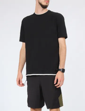 Pantaloni scurti Bolongaro Trevor, negru/verde