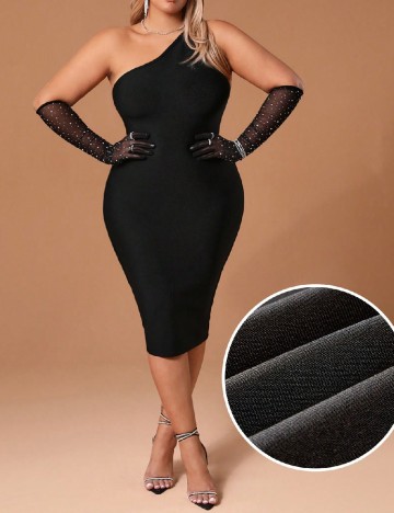 Rochie medie SHEIN CURVE, negru