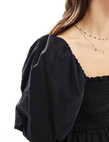 Rochie scurta Miss Selfridge, negru Negru