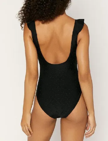 Costum de baie Oasis, negru Negru