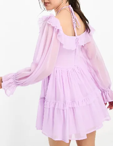 Rochie scurta ASOS, mov Mov