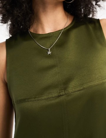 Rochie medie COLLUSION, kaki