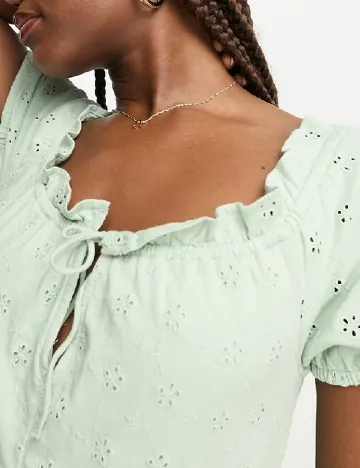 Rochie scurta ASOS, verde Verde