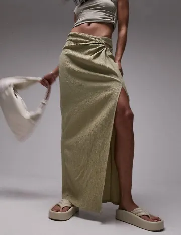 Fusta Top Shop, verde Verde