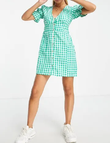 Rochie scurta Influence, verde Verde