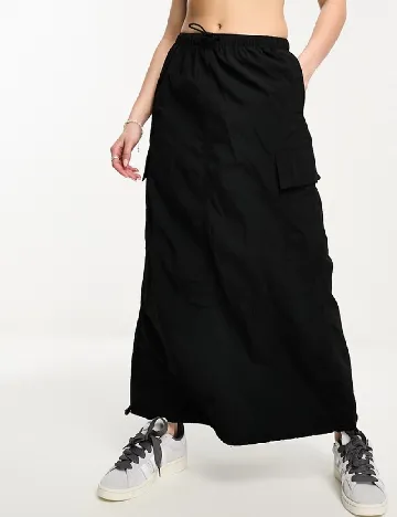 Fusta Weekday, negru Negru