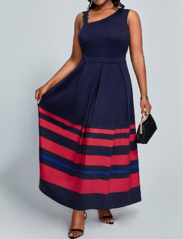 Rochie lunga SHEIN CURVE, albastru