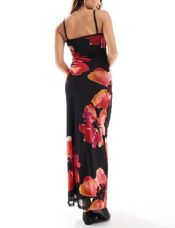 Rochie lunga ASOS, negru Negru