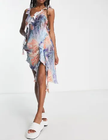 Rochie scurta Weekday, mix culori Mix culori