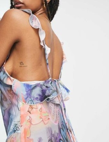 Rochie scurta Weekday, mix culori