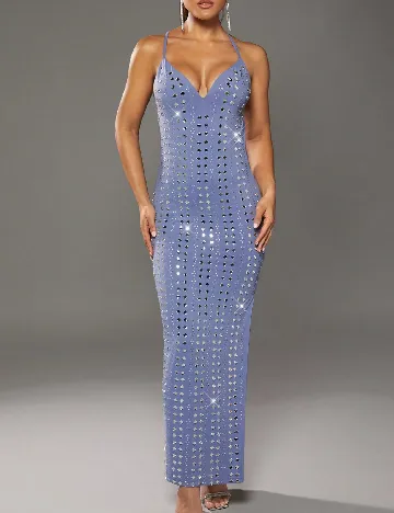 Rochie lunga SHEIN, albastru Albastru
