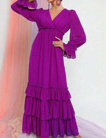 Rochie lunga Faeriesty, mov