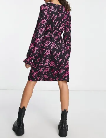 Rochie scurta Pieces, negru Negru