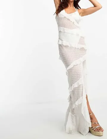 Rochie de plaja Miss Selfridge, alb Alb