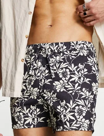 Pantaloni scurti ASOS, negru Negru