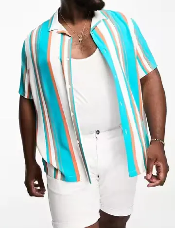 Camasa Asos Plus Size Men, mix culori Mix culori