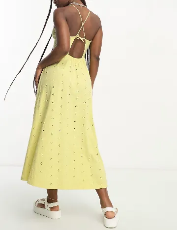 Rochie medie ASOS, galben Galben