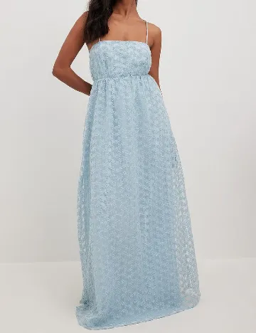 Rochie lunga NA-KD, albastru Albastru