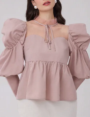 Bluza SHEIN, roz pal Roz