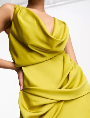 Rochie lunga ASOS, verde Verde