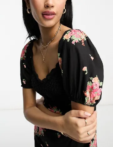 Rochie lunga ASOS, negru Negru