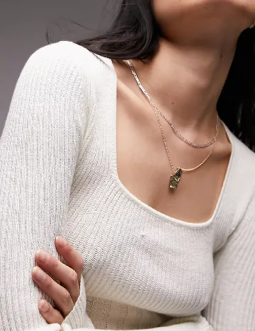 Bluza Top Shop, ecru Alb