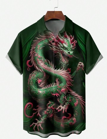 Camasa SHEIN, verde