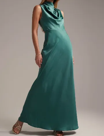 Rochie lunga ASOS, verde Verde