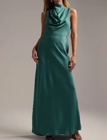 Rochie lunga ASOS, verde Verde