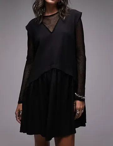 Rochie scurta Top Shop, negru Negru