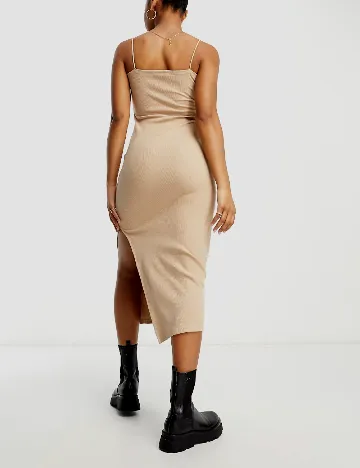 Rochie medie Miss Selfridge, crem Crem
