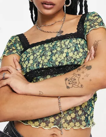 Top Top Shop, floral print Floral print