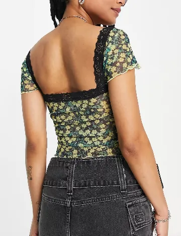 Top Top Shop, floral print Floral print
