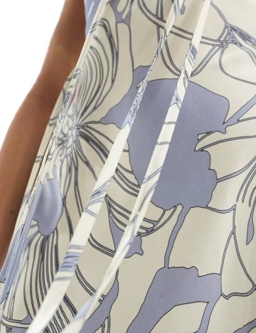 Rochie lunga ASOS, crem