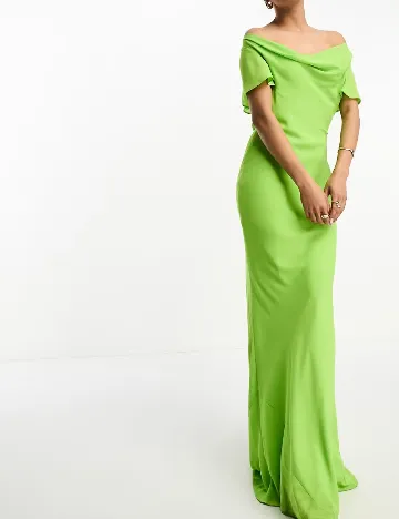 Rochie lunga ASOS, verde Verde