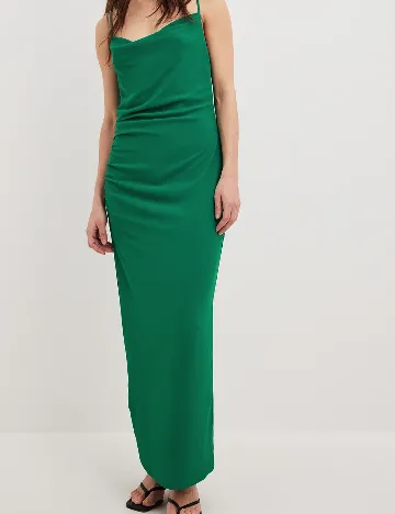 Rochie lunga NA-KD, verde Verde