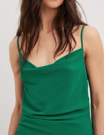 Rochie lunga NA-KD, verde