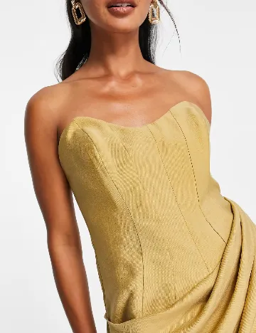 Rochie lunga ASOS, crem Crem